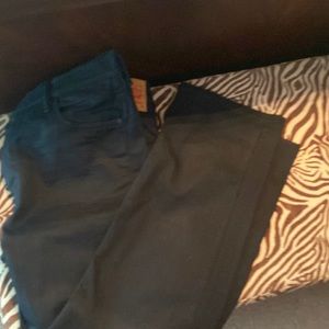 Mens Black Levi 569 Jeans